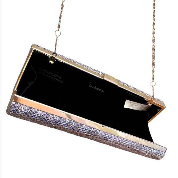 Le Chateau sequin clutch purse - Picture 2 of 3